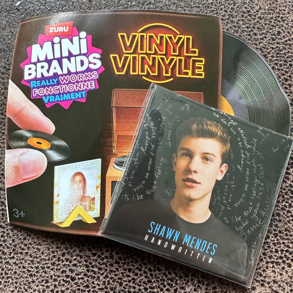 Zuru Mini Brands Vinyl Shawn Mendes Handwritten "Imagination" Really works NEW
